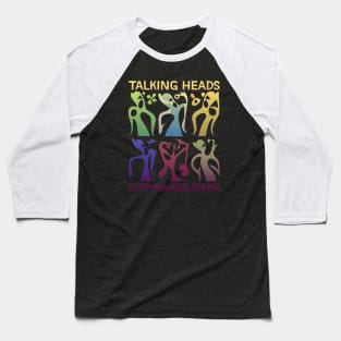 Talking Heads Stop Making Sense // Retro Style Design Baseball T-Shirt